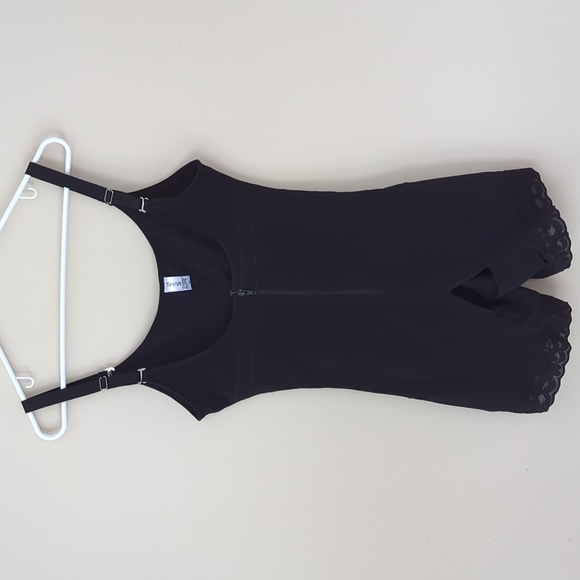 Shaperx Tummy Control Full Body Compression Shapewear MEDIUM Black Lace Floral - Picture 1 of 13